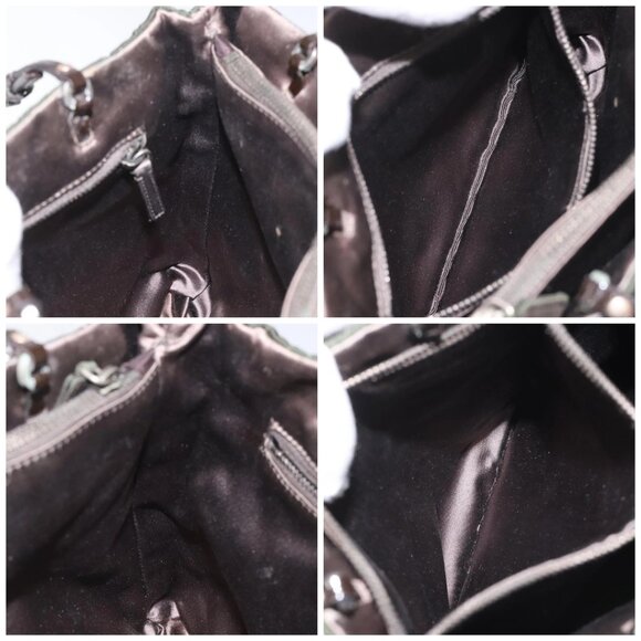 PRADA Hand Bag Nylon Khaki Auth ki5477 - Picture 16 of 16